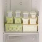 Kit 5 Peças Potes Mantimento Alimento Conserva Armazena Vasilha Recipiente Cesto Comida