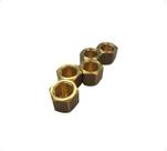 KIT 5 peças - Tampão Fêmea Fechado 1/4" SAE Rosca Interna