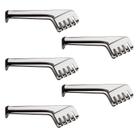 Kit 5 Pegadores Inox para Massa Carne Salada Servir Restaurante Buffet Taumer