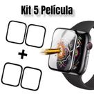 Kit 5 Película Protetora Hidrogel para Relógio inteligente Smartwatch 3D tamanho 44m