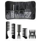 Kit 5 Pentes Profissional Cabelo Cacheado Crespo Estojo Todos os Tipos de Cabelos Ondulados Penteados Cabeleireiro Tranças