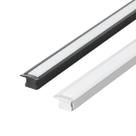 Kit 5 Perfil de Led Reforçado Embutir 24x14mm Barra 2m para Fita de Led Pasilux Kit 5 Perfil de Led Reforçado Embutir 24x14mm Barra 2m para Fita de Led Pasilux