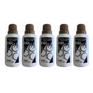 Kit 5 Pigmento Corante Líquido Bisnaga Tinta 50ml Castanho