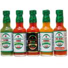 Kit 5 Pimenta Molho 60ml Cayena Cumari Habanero Bhut Jolokia