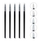 Kit 5 Pincéis Silicone Manicure Decoração Removedor Unhas