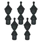 Kit 5 Pinhas Ferro Fundido N10 P/ Grade Portão Sacada Muro