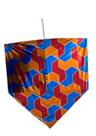 Kit 5 Pipa Caçadeira Laminada 60cm Com Rabiola Cor:Variadas