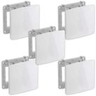 Kit 5 placa 4x4 cega br com suporte b3 margirus