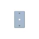 Kit 5 Placa com Furo Central Cabo com Conector Antena Cinza