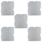 Kit 5 Placa De Mica Microondas Brastemp BMJ38 BMC29 BMS46