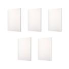 Kit 5 Placa/Espelho 4X2 Cega Branco Pial Plus+ 618500BC Kit 5 Placa/Espelho 4X2 Cega Branco Pial Plus+ 618500BC
