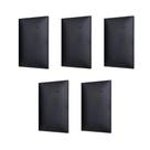 Kit 5 Placa/Espelho 4X2 Cega Preto Pial Plus+ 618500PT+ Kit 5 Placa/Espelho 4X2 Cega Preto Pial Plus+ 618500PT+