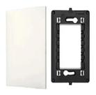 Kit 5 Placa Espelho Cega Branca 4x2 Legrand Pial Plus+ C/ Suporte
