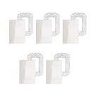 Kit 5 Placa/Espelho Cega+Suporte LunareUp Schneider S421200
