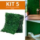 Kit 5 Placa Grama Parede Artificial Jardim Decoração 60x40cm