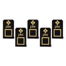 Kit 5 Placa Pix Qr-Code Display Acrílico 15x9cm Preto Kit 5 Placa Pix Qr-Code Display Acrílico 15x9cm Preto