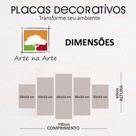 Kit 5 Placa Quadro Decorativo árvore Cor 3d Borda Infinita
