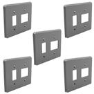 Kit 5 Placas 4x4 1 Posto Duplo + 1 Posto Silentoque 8512