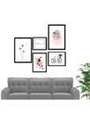 Kit 5 Placas Quadros Decorativos Frases Motivacionais Dente De Leão