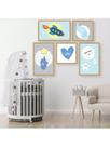 Kit 5 Placas Quadros Decorativos Quarto Baby Infantil Menino Menina 70x90 Kit 5 Placas Quadros Decorativos Quarto Baby Infantil Menino Menina 70x90
