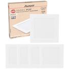 Kit 5 Plafon Embutir Luminária Led Quadrado 18w Bivolt Avant
