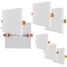 Kit 5 Plafon Led Borda Infinita 50w Embutir Quadrado 30cmx30cm Bivolt Branco Frio 6500k Kit 5 Plafon Led Borda Infinita 50w Embutir Quadrado 30cmx30cm Bivolt Branco Frio 6500k