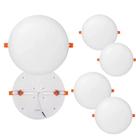 Kit 5 Plafon Led Borda Infinita 50w Embutir Redondo 30cmx30cm Bivolt Neutro 4000k Kit 5 Plafon Led Borda Infinita 50w Embutir Redondo 30cmx30cm Bivolt Neutro 4000k