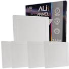 Kit 5 Plafons Led Embutir Quadrado 24W 6500K (Branco Frio) 1680L Bivolt Termo EcoPanel ALI-1PF005 ALI