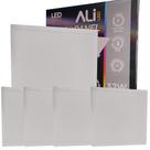 Kit 5 Plafons Led Embutir Quadrado 32W 6500K (Branco Frio) 2720L Bivolt Termo EcoPanel ALI-1PF008 ALI
