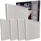 Kit 5 Plafons Led Sobrepor Quadrado 32W 6500K (Branco Frio) 2240L Bivolt Termo EcoPanel ALI-1PF007 ALI