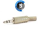 Kit 5 Plug P2 Metal - Estéreo