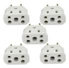 Kit 5 Plugs Adaptador De Tomada Bob Esponja 10a/20a 3/2pinos
