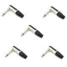Kit 5 Plugs P10 90 TS Mono MXT semelhante Neutrik Kit 5 Plugs P10 90 TS Mono MXT semelhante Neutrik