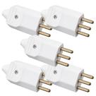 Kit 5 plugue macho 2p+t 20a br com prensa cabo margirius