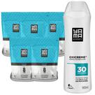 Kit 5 Pó Descolorante Tradicional + Oxigenada 30 Volumes 900ml Grande Profissional 8 Tons Yama 300g Kit 5 Pó Descolorante Tradicional + Oxigenada 30 Volumes 900ml Grande Profissional 8 Tons Yama 300g