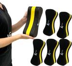 Kit 5 Polibóias Flutuador De Perna 100% EVA DF1090-P Dafoca Sports Preto e Amarelo