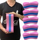 Kit 5 Polibóias Flutuador De Perna Natação e Hidroginástica Em EVA DF1090-RS Rosa Dafoca Sports