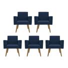 Kit 5 Poltronas: Elegância E Glamur Absolutos No Salão