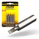 Kit 5 Ponta Bit Fenda CV 38mm x 1/4 x 4,0mm Beltools