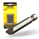 Kit 5 Ponta Bit Fenda CV 50mm x 1/4 x 6,3mm Beltools