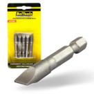 Kit 5 Ponta Bit Fenda CV 50mm x 1/4 x 8,0mm Beltools