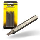 Kit 5 Ponta Bit Fenda CV 75mm x 5/16 x 6,3mm Beltools