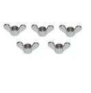 Kit 5 Porca Borboleta Zamack 3/8 Zincado Jomarca