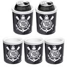 Kit 5 Porta Latas Corinthians Timão Lembrança Festa e Niver