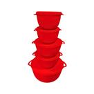Kit 5 Potes Bowl - Microondas E Freezer Vasilha