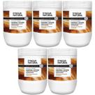 Kit 5 Potes Creme De Massagem Corporal Dagua Natural Cafeína 7 Ativos 650g Redução de Medidas e Celulite