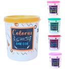 Kit 5 Potes de tempero colorido 200ml Organizadores cozinha Kit 5 Potes de tempero colorido 200ml Organizadores cozinha