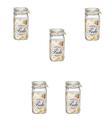 Kit 5 Potes de Vidro Hermético Originais FIDO Terrina 1500 ml Ø 10,6 mm Multiuso