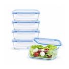 Kit 5 Potes Herméticos 640ml com Tampa V1066.U02 Kit 5 Potes Herméticos 640ml com Tampa V1066.U02