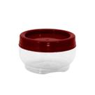 Kit 5 Potes Organizador 220ml Gire e Trave Empilha Fácil Potes Tempero